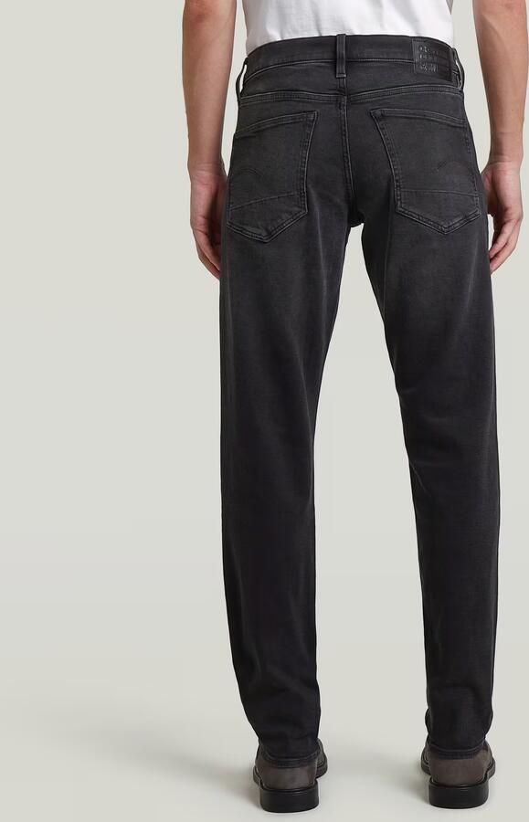 G-Star RAW 3301 Regular Tapered Jeans Zwart Heren