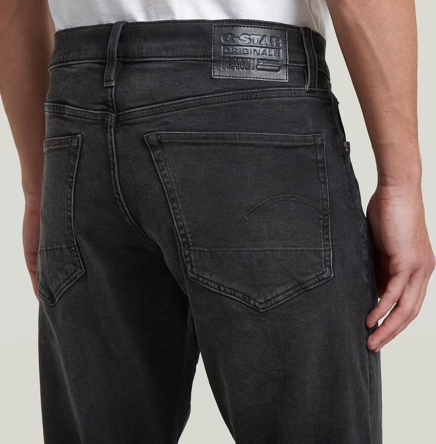 G-Star RAW 3301 Regular Tapered Jeans Zwart Heren - Foto 3