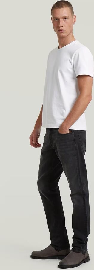 G-Star RAW 3301 Regular Tapered Jeans Zwart Heren - Foto 6