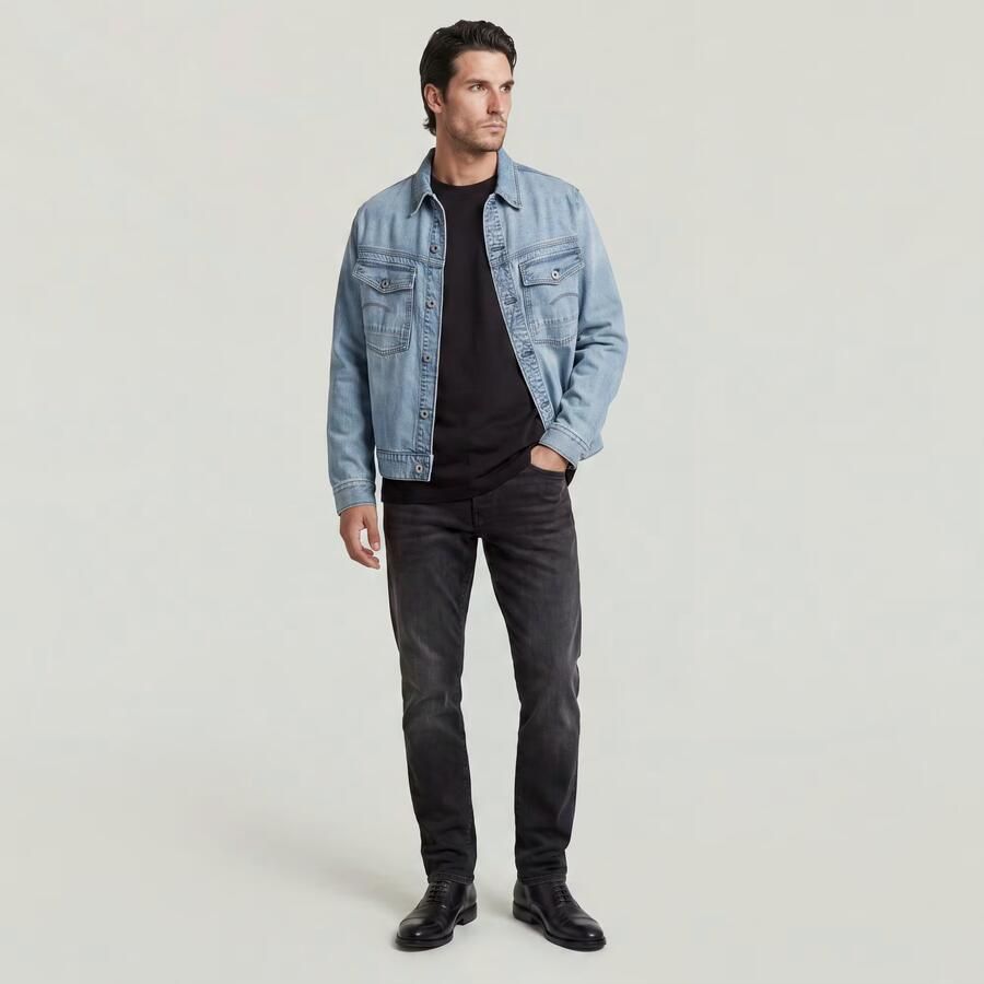 G-Star RAW 3301 Regular Tapered Jeans Zwart Heren - Foto 3