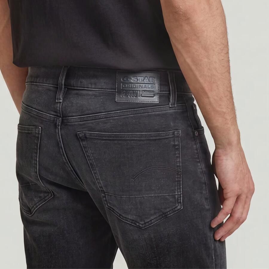 G-Star RAW 3301 Regular Tapered Jeans Zwart Heren - Foto 4