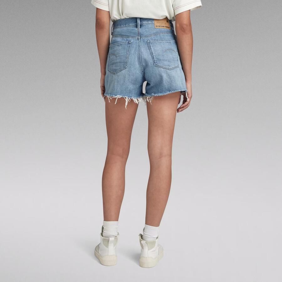G-Star RAW high waist straight fit short light blue denim - Foto 2
