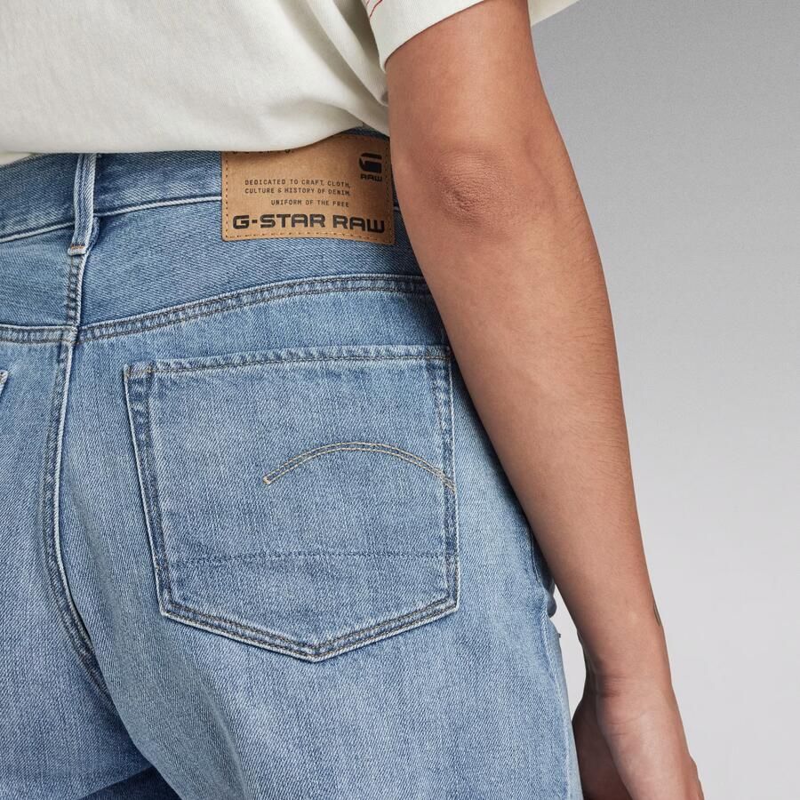 G-Star RAW high waist straight fit short light blue denim - Foto 3