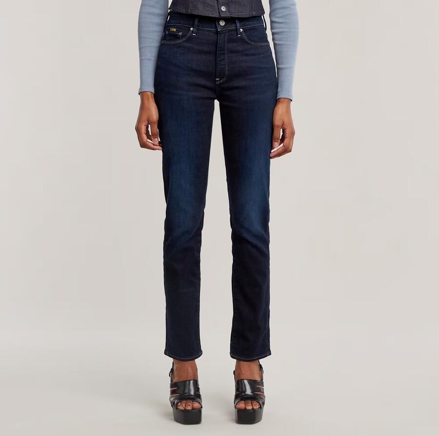 G-Star RAW 3301 Shape Skinny Jeans Donkerblauw Dames