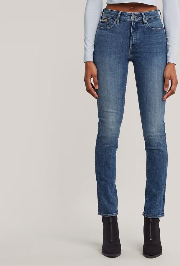 G-Star RAW 3301 Shape Skinny Jeans Midden blauw Dames