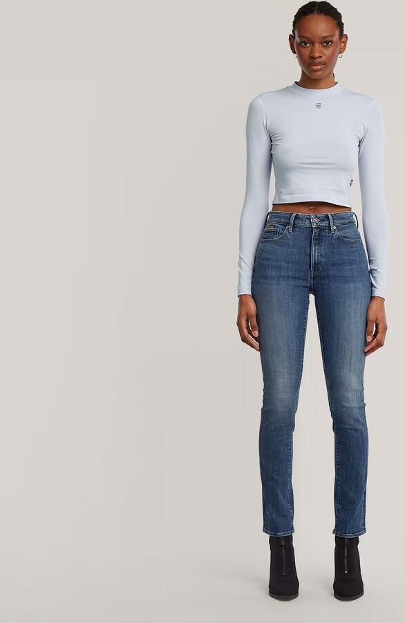 G-Star RAW 3301 Shape Skinny Jeans Midden blauw Dames - Foto 6
