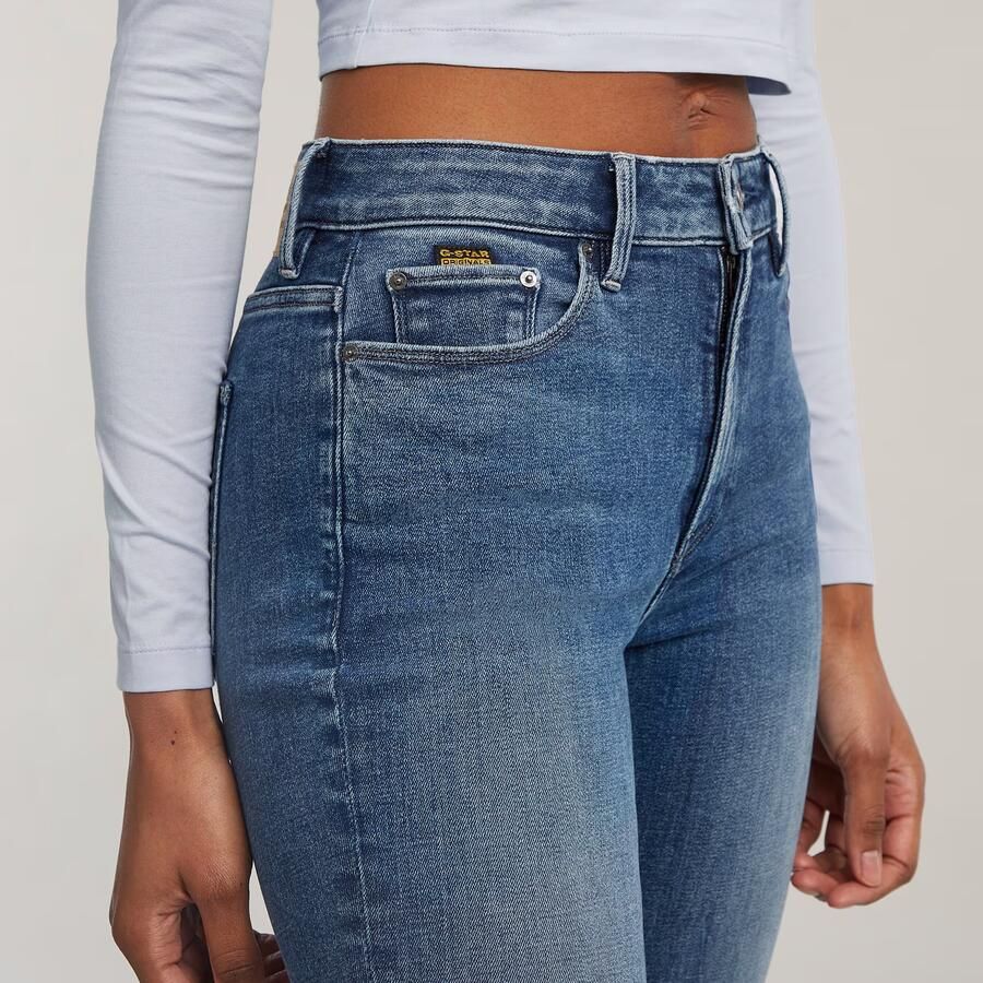 G-Star RAW 3301 Shape Skinny Jeans Midden blauw Dames - Foto 3