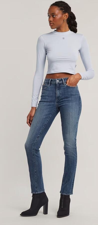 G-Star RAW 3301 Shape Skinny Jeans Midden blauw Dames - Foto 7