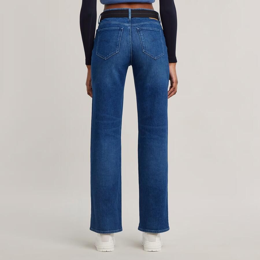 G-Star RAW 3301 Shape Straight Jeans Midden blauw Dames - Foto 2