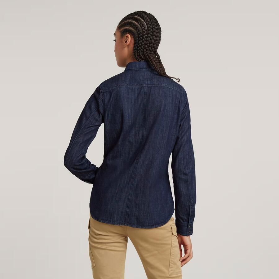 G-Star RAW 3301 Shirt Donkerblauw Dames - Foto 2