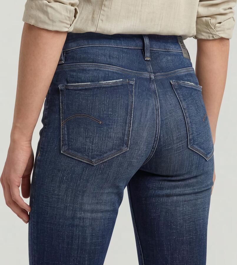 G-STAR high waist skinny jeans dark blue denim - Foto 9