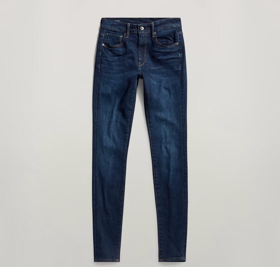 G-Star RAW 3301 Skinny Jeans Donkerblauw Dames - Foto 5