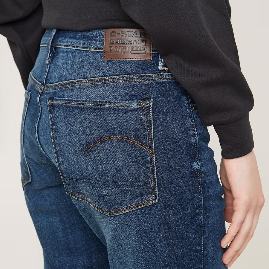 G-Star RAW 3301 Skinny Jeans Donkerblauw Dames - Foto 4