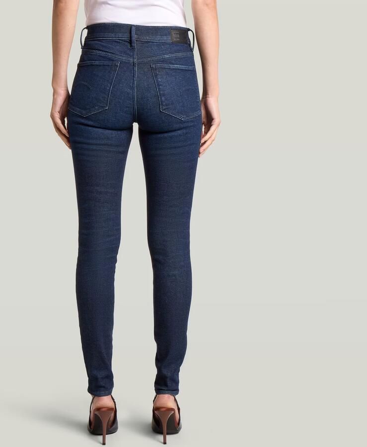 G-Star RAW 3301 Skinny Jeans Donkerblauw Dames - Foto 5