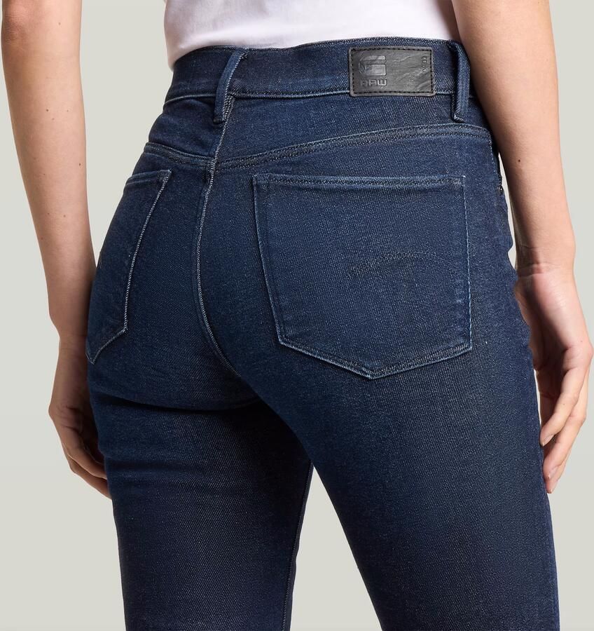 G-Star RAW 3301 Skinny Jeans Donkerblauw Dames - Foto 3