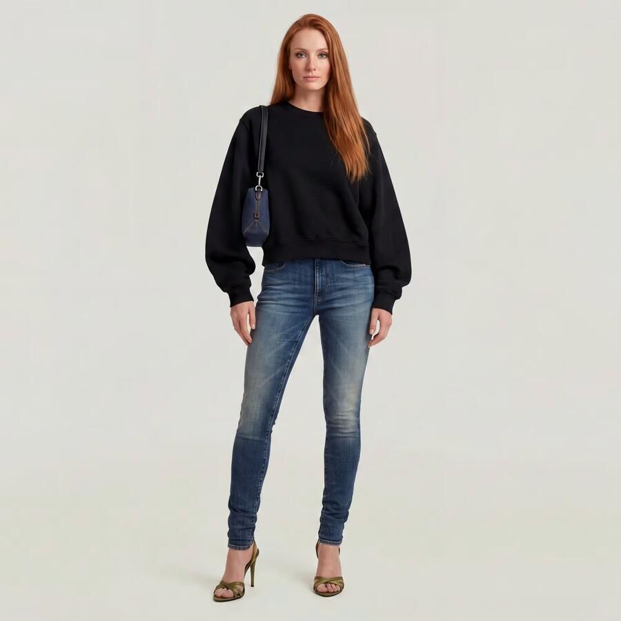 G-Star RAW 3301 Skinny Jeans Donkerblauw Dames - Foto 3