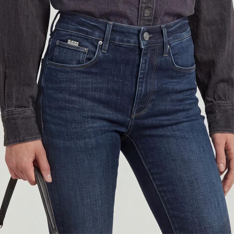 G-Star RAW 3301 Skinny Jeans Donkerblauw Dames - Foto 9
