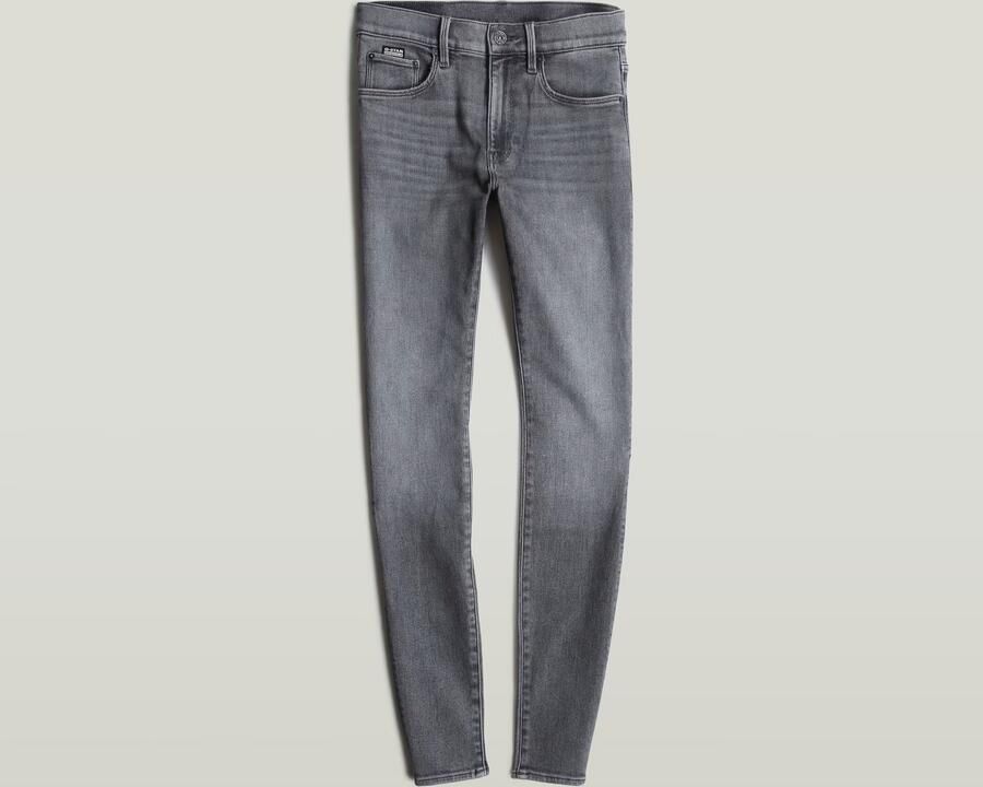 G-Star Mid Waist Skinny Fit Jeans Gray Dames - Foto 6