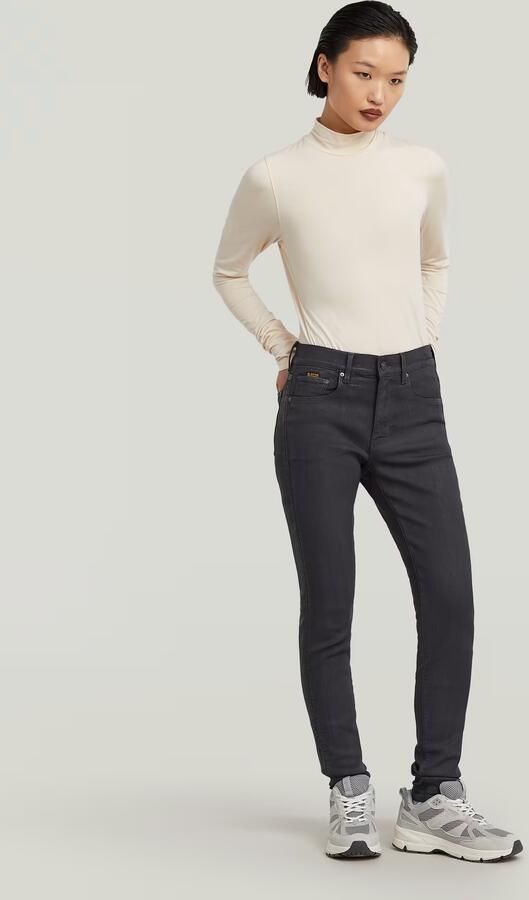 G-Star RAW 3301 Skinny Jeans Grijs Dames - Foto 5