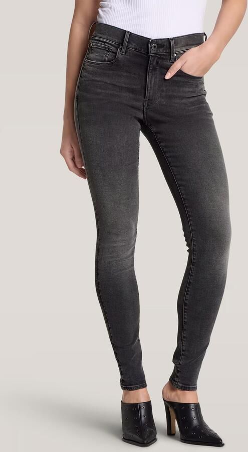 G-Star RAW 3301 Skinny Jeans Grijs Dames - Foto 4