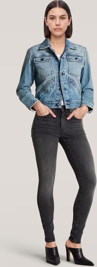 G-Star RAW 3301 Skinny Jeans Grijs Dames - Foto 6