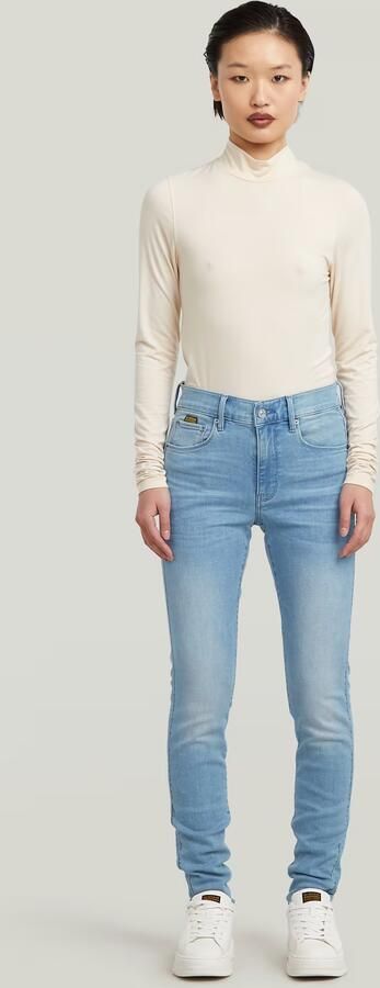 G-Star RAW 3301 Skinny Jeans II Midden blauw Dames - Foto 6