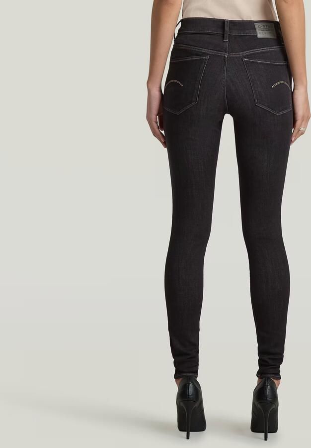 G-Star RAW 3301 Skinny Jeans II Zwart Dames - Foto 4
