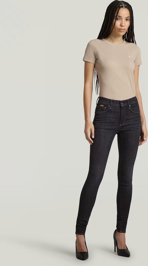 G-Star RAW 3301 Skinny Jeans II Zwart Dames - Foto 5