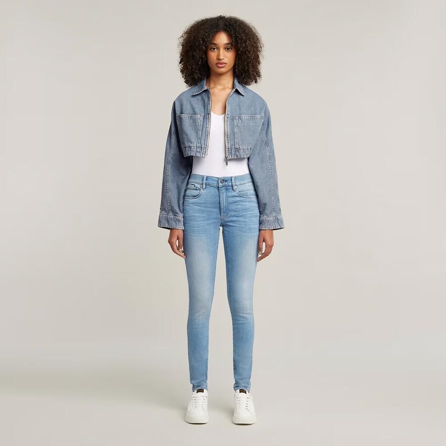 G-Star RAW Skinny fit jeans 3301 High Skinny in high-waist-model - Foto 5