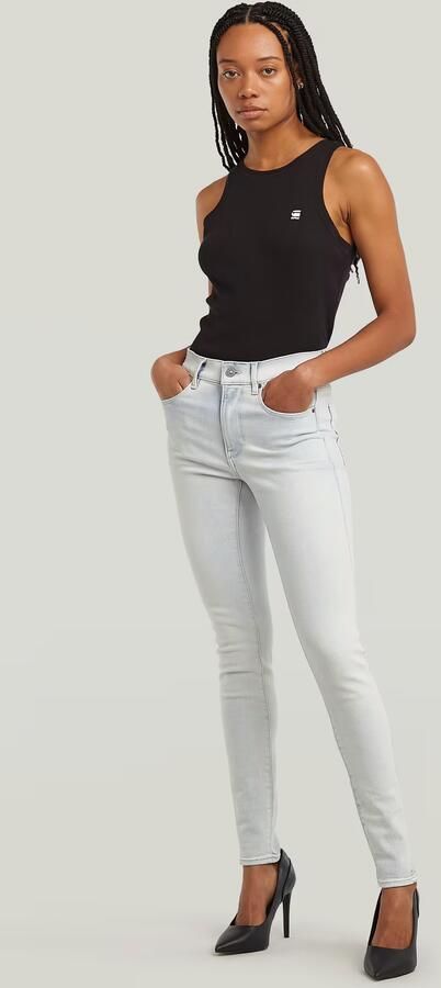 G-STAR high waist skinny jeans light blue denim - Foto 5