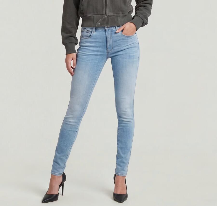 G-Star RAW Skinny fit jeans 3301 High Skinny in high-waist-model - Foto 12