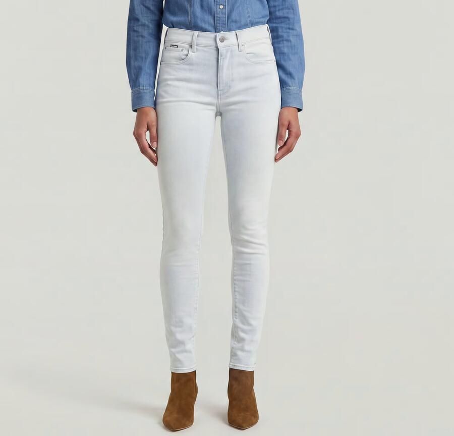 G-STAR high waist skinny jeans light blue denim - Foto 4