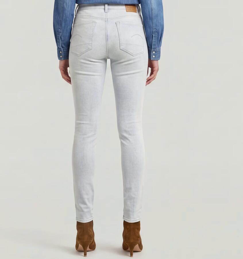G-STAR high waist skinny jeans light blue denim - Foto 6