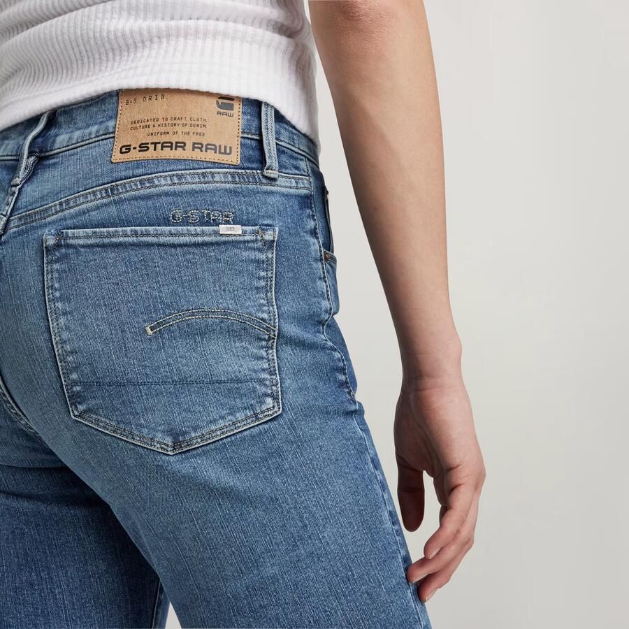 G-Star RAW 3301 Skinny Jeans Midden blauw Dames - Foto 2