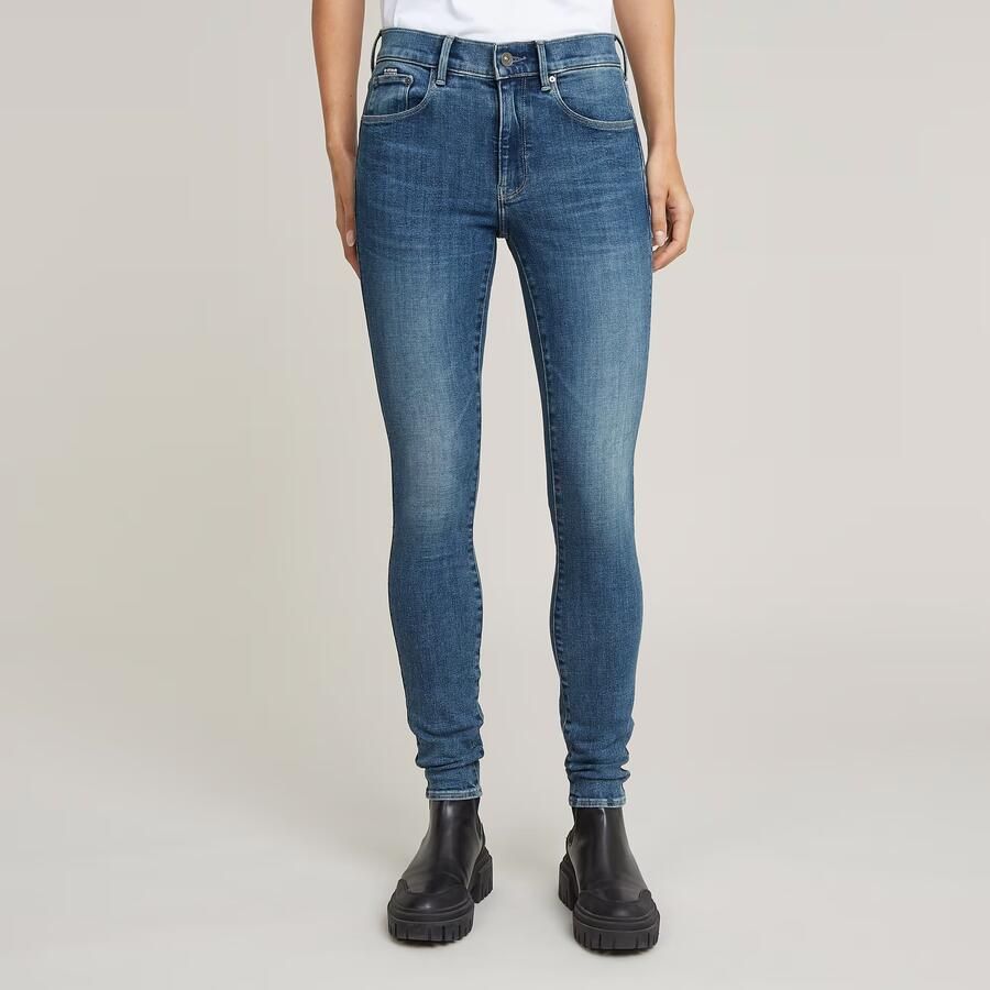 G-STAR high waist skinny jeans medium blue denim - Foto 7
