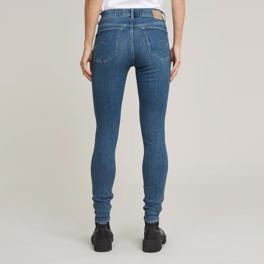 G-STAR high waist skinny jeans medium blue denim