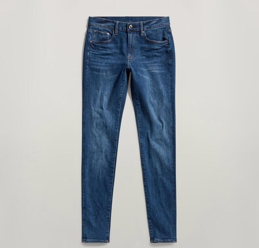G-Star RAW 3301 Skinny Jeans Midden blauw Dames - Foto 5