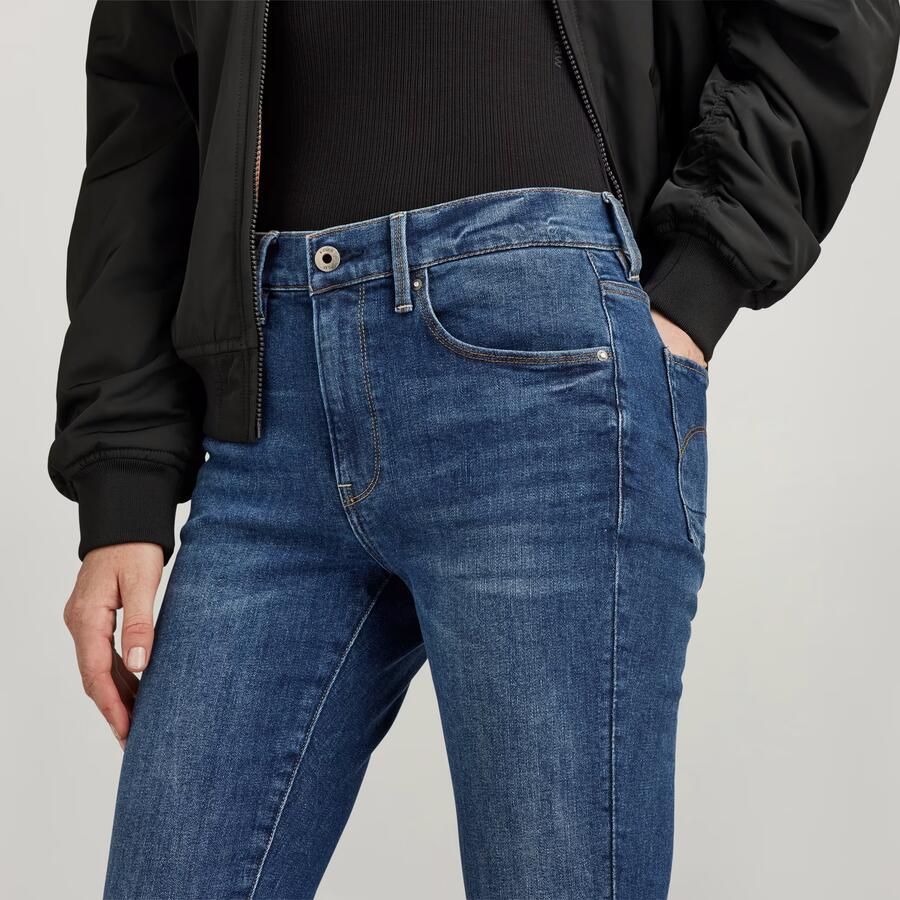 G-Star RAW 3301 Skinny Jeans Midden blauw Dames - Foto 3