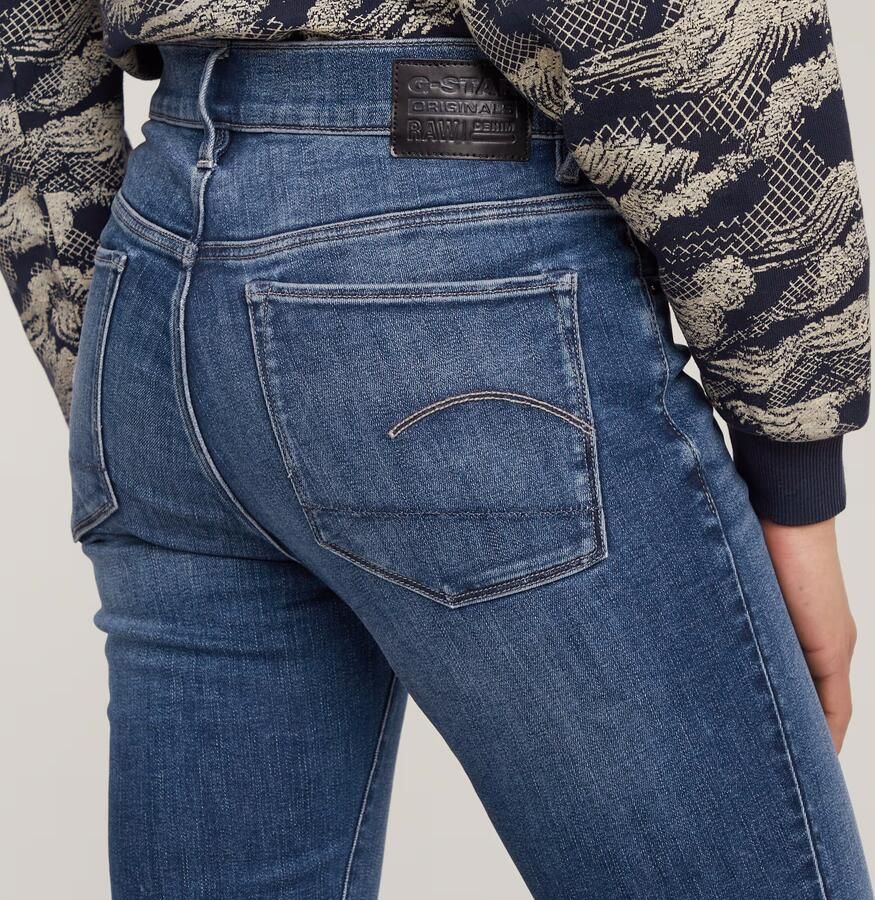 G-Star RAW 3301 Skinny Jeans Midden blauw Dames - Foto 8