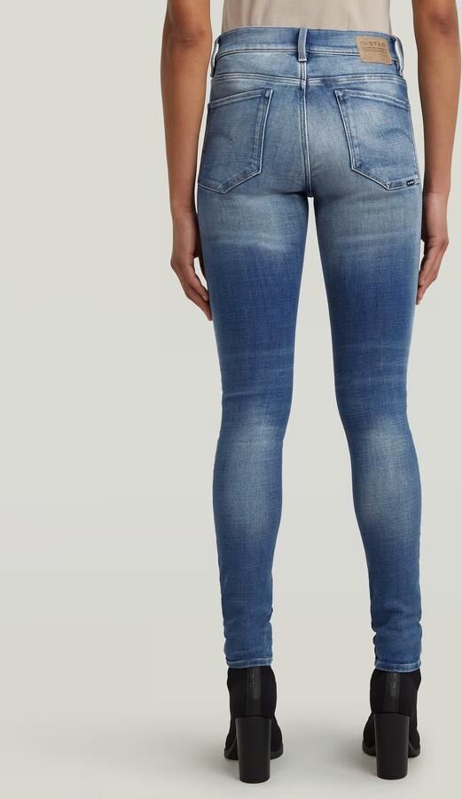 G-Star RAW 3301 high waist skinny jeans faded blue topaz - Foto 6