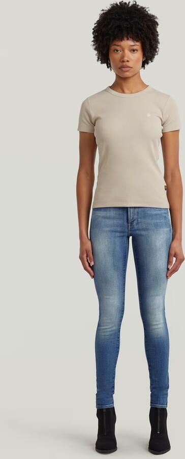 G-Star RAW 3301 high waist skinny jeans faded blue topaz - Foto 7