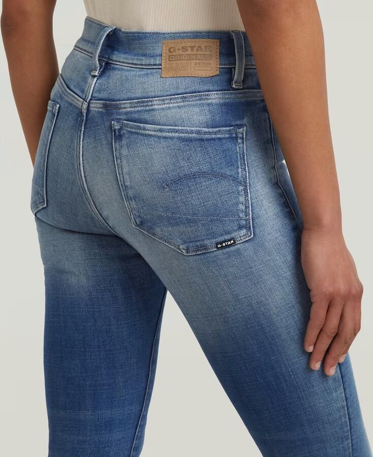 G-Star RAW 3301 high waist skinny jeans faded blue topaz - Foto 4