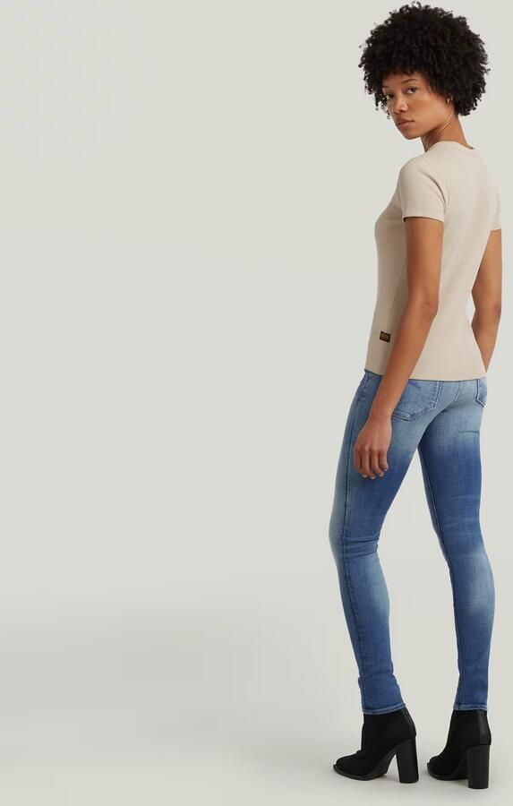 G-Star RAW 3301 high waist skinny jeans faded blue topaz - Foto 5
