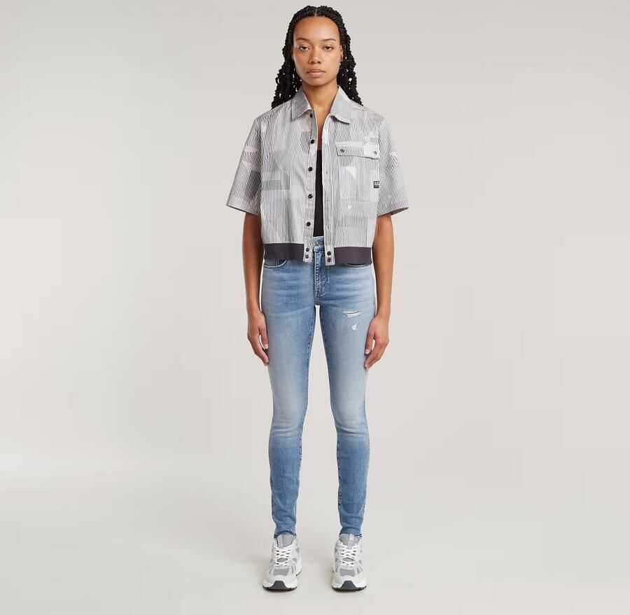 G-Star RAW 3301 Skinny Jeans Midden blauw Dames - Foto 3