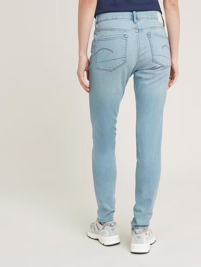 G-Star RAW 3301 Skinny Jeans Midden blauw Dames - Foto 7