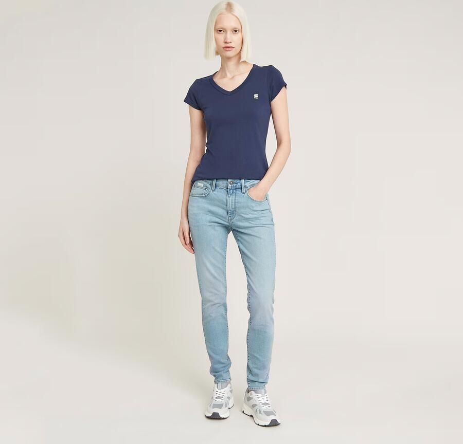 G-Star RAW 3301 Skinny Jeans Midden blauw Dames - Foto 5