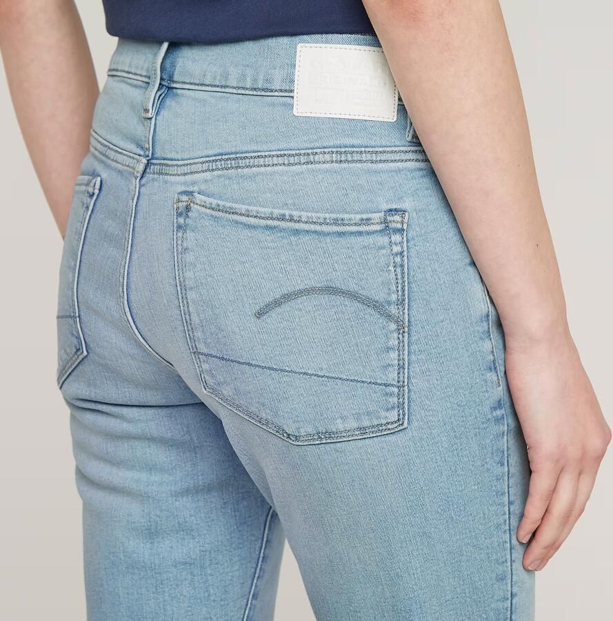G-Star RAW 3301 Skinny Jeans Midden blauw Dames - Foto 4