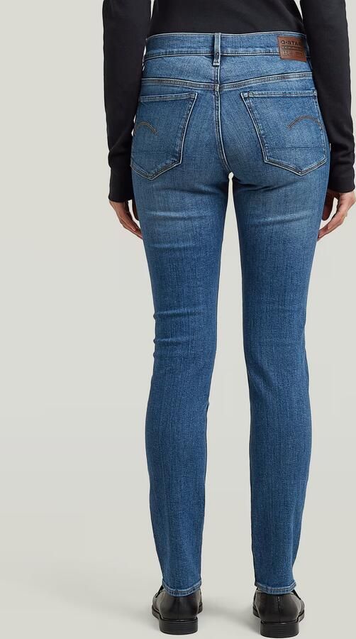 G-Star RAW 3301 Skinny Jeans Midden blauw Dames - Foto 5