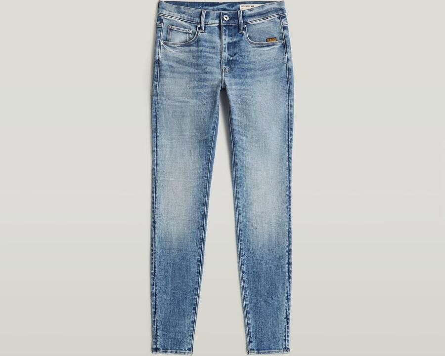 G-Star RAW 3301 Skinny Jeans Midden blauw Dames - Foto 7
