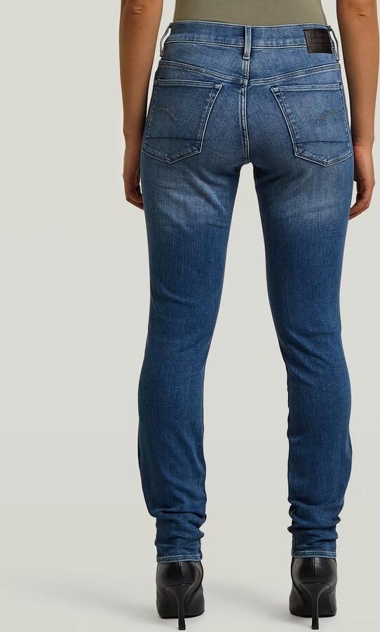 G-Star RAW 3301 Skinny Jeans Midden blauw Dames - Foto 16
